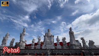 Relaxing 🛕 Perak Sitiawan Tua Pek Kong Temple Seaside Buddhist complex Pagoda Koi pond 🇲🇾 [upl. by Boyes]