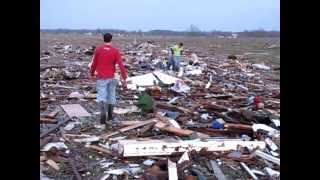 Tornado Destruction Marysville Indiana March 2 2012 [upl. by Ainolloppa]