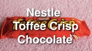 Nestle Toffee Crisp Chocolate [upl. by Attekahs]