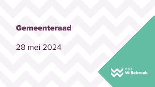 Gemeenteraad 28 mei 2024  Gemeente Willebroek [upl. by Annamarie]