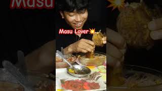 Masu Lover prasanna lama gharlagcu re😂 prasanna20mukbang food pork masulover prasanna [upl. by Oicirtap265]