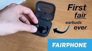 Fairphone Fairbuds unboxing and thoughts 2024 [upl. by Towland665]