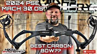 PSE 2024 Carbon Mach 30 DS Bow Review by Mikes Archery [upl. by Reste]