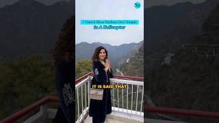 I Visited Mata Vaishno Devi Temple In A Helicopter  Curly Tales shorts [upl. by Uzzi]