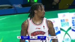 【CBA 31 Rounds】Eric Bledsoe vs NingBo宁波 34 pts 8 rebs 7 asts 3 stls Highlights [upl. by Annaj]