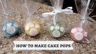 HOW TO MAKE CAKE POPS THE EASY WAY [upl. by Haniraz]