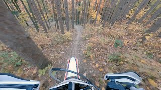 Amazing Dirt Bike SINGLE TRACK  I LOVE this track [upl. by Arihas]