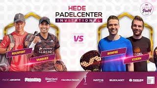 PADEL Hede Padelcenter Invitational  RocafortVasquez vs BonfréStjern [upl. by Ianahs938]