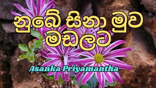 Nube Sina Muwa Madalata නුබේ සිනා මුව මඩලට  Asanka Priyamantha sinhala song sinhalasong [upl. by Nylacaj]