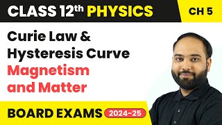 Curie Law amp Hysteresis Curve  Magnetism and Matter  Class 12 Physics Chapter 5  CBSE 202425 [upl. by Yonita]