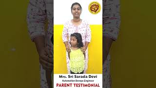 quotHear why parents love our SPARKLING KIDS PRE SCHOOL 🌟 ParentTestimonialsquot bestpreschoolinindia [upl. by Etnohc]