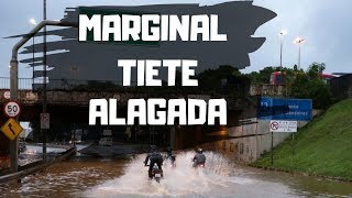 Alagamento na Marginal Tietê [upl. by Downey]