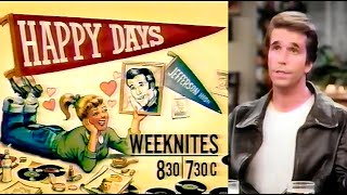 The Fonz quotAyyyyquot Compilation Promo  1997 Nick At Nite Happy Days  Henry Winkler Fonzie [upl. by Aika]