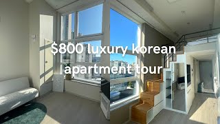 my 800 Luxury seoul apartment tour 🏠  Life in Korea  Annie Nova [upl. by Ynittirb996]