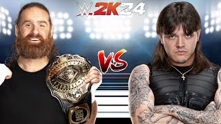 WWE 2K24 DOMINIK MYSTERIO VS SAMI ZAYN FOR THE WWE INTERCONTINENTAL CHAMPIONSHIP BELT [upl. by Slocum286]