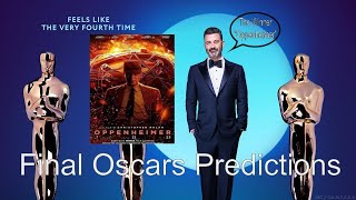 Oscars 2024 Final Predictions [upl. by D'Arcy848]