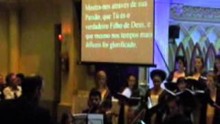 JS Bach Paixão São João 01 quotHerr unser Herrscherquot  Coro Madrigale 2012 [upl. by Aelber24]