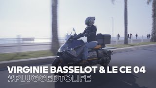 Virginie Basselot amp le BMW CE 04 PluggedToLife [upl. by Yde]