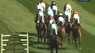 2012 Aintree  Matalan Anniversary 4YO Juvenile Hurdle  Grumeti [upl. by Eelyak]