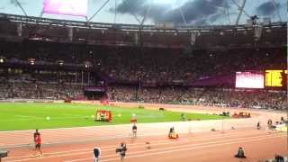 Jessica Ennis LIVE STADIUM winning Heptathlon Gold at London 2012 Olympics [upl. by Lunneta114]