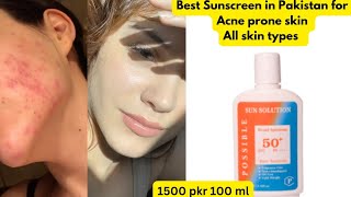 Possible sunscreen review Best sunscreen for pigmentation dark spots acne prone oily skin [upl. by Banebrudge]