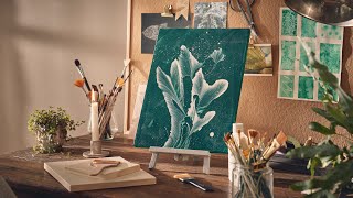 Create art with pouring paint  DIY by Søstrene Grene [upl. by Ytsirc]