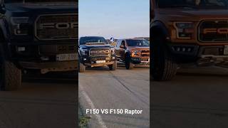 F150 VS F150 Raptor Race [upl. by Polloch]