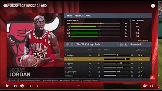 NBA 2K22 Chicago Bulls 198889 PS5 Completed Classic Teams Project [upl. by Emmye925]