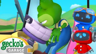 Geckos Bus Accident  Geckos Garage  Trucks For Children  Cartoons For Kids [upl. by Nit]