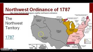 Northwest Ordinance of 1787 Notes [upl. by Adiaj]