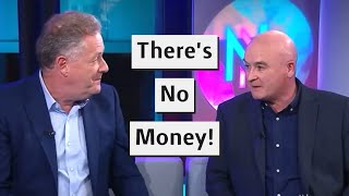 Theres No Money  Piers Morgan Clashes With Mick Lynch [upl. by Violetta]