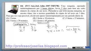 QUESTÃO 64 MATEMÁTICA RESOLVIDA FCC [upl. by Dunson]