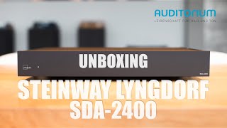 Unboxing Steinway Lyngdorf SDA 2400 [upl. by Deraj]