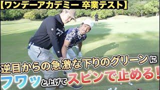 【アプローチ入門編‼️】卒業テストに選んだ500万分の1のアプローチとは⁉️【アプローチの神伊澤秀憲】【王者のDNAを受け継ぐ者伊澤秀憲】 [upl. by Sosthina726]