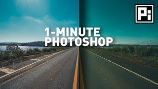 Color Correct with One Click  1Minute Photoshop Ep 5 [upl. by Ecadnarb]