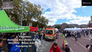 2 Talentfest Duisburg Hochfelder Markt Hochfeld Meine Zukunft Rundgang 02 [upl. by Notnert393]