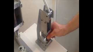 UPREMA  P100 EYELET  GROMMET HAND PRESS MACHINE [upl. by Oleta]