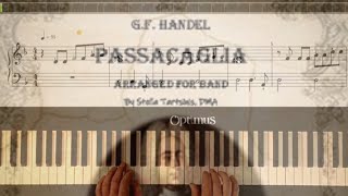 Passacaglia  Piano  Partitura [upl. by Einner250]