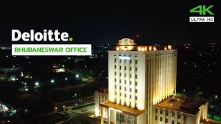 Deloitte Bhubaneswar Office  4K Drone View  Deloitte Office [upl. by Rosemarie470]