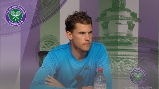 Dominic Thiem Wimbledon 2019 First Round Press Conference [upl. by Aehc]