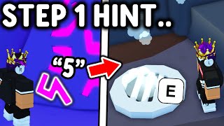 SECRET Scavenger Hunt STEP 1 HINTS FOUND in Roblox Pet Simulator 99 [upl. by Aoket]