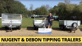 Tipper Trailer Range  Nugent amp Debon Tipping Trailers [upl. by Euqinahc86]