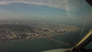 Pilots eye view landing in Lisbon [upl. by Harlin]