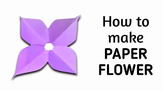 How to make simple amp easy paper flower  4  Kirigami  Paper Cutting Craft Videos amp Tutorials [upl. by Dola]