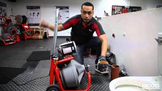 RIDGID DRAIN CLEANING K400 Drum Machine [upl. by Dickson378]