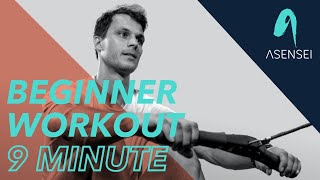 9 minute essential beginner rowing workout with asensei and coach Johan Quie [upl. by Skricki]