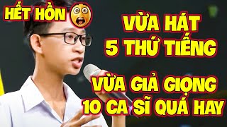 HẾT HỒN😲NHÂN TÀI BOLERO NHÍ vừa HÁT 5 THỨ TIẾNG vừa GIẢ GIỌNG 20 CA SĨ được GK KHEN KHÔNG NGỚT LỜI [upl. by Haleeuqa]