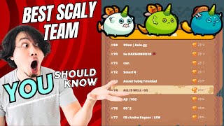 AXIE CLASSIC BEST SCALY TEAM BUILD THE IMMORTAL PLANT GAMEPLAY [upl. by Tserrof20]