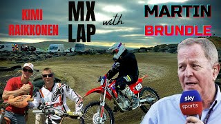 F1 MX Lap Kimi Raikkonen with Martin Brundle [upl. by Nedaj223]