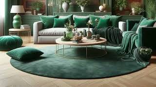 10 Emerald Green Living Room Ideas Enchanting Spaces of Serenity [upl. by Nimsay]